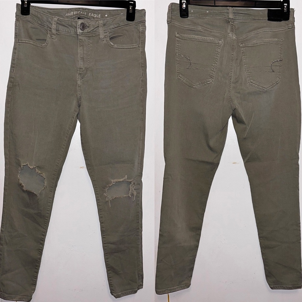 Green Skinny Jeans from American Eagle